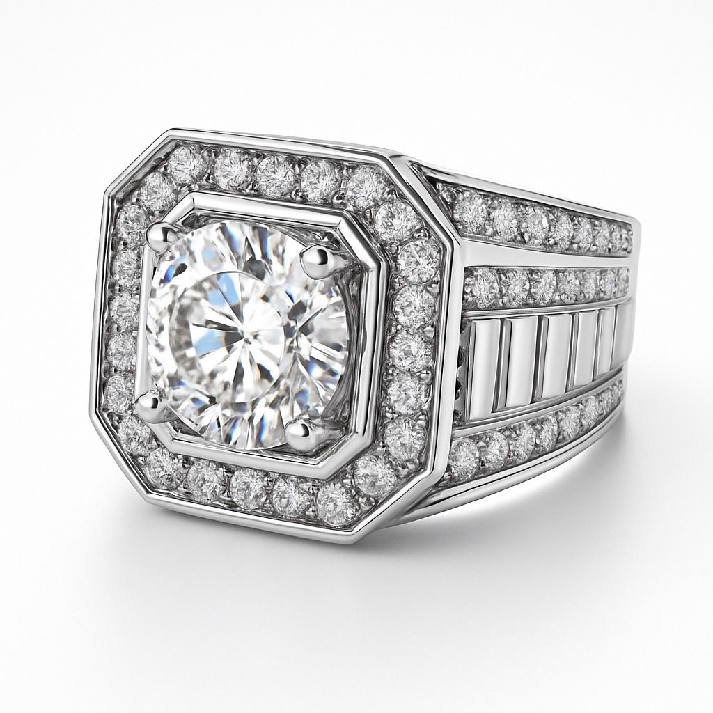 Octagon Mozambique Radiance Ring