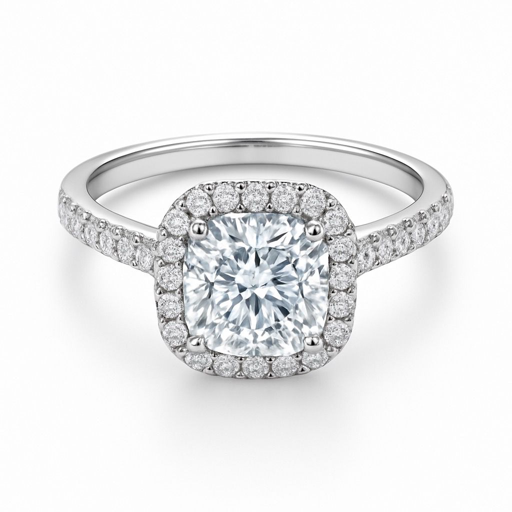 Decent Square-cut Mozambique Ring