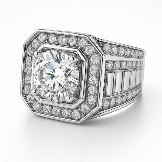 Octagon Mozambique Radiance Ring