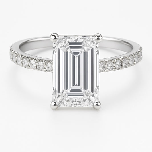 Stunning Rectangular Mozambique Ring