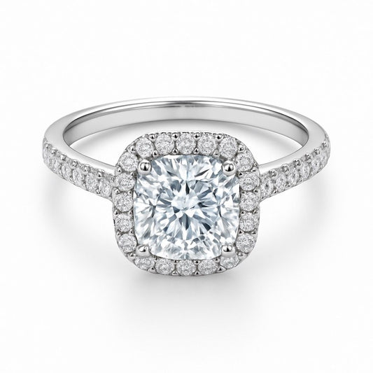Decent Square-cut Mozambique Ring